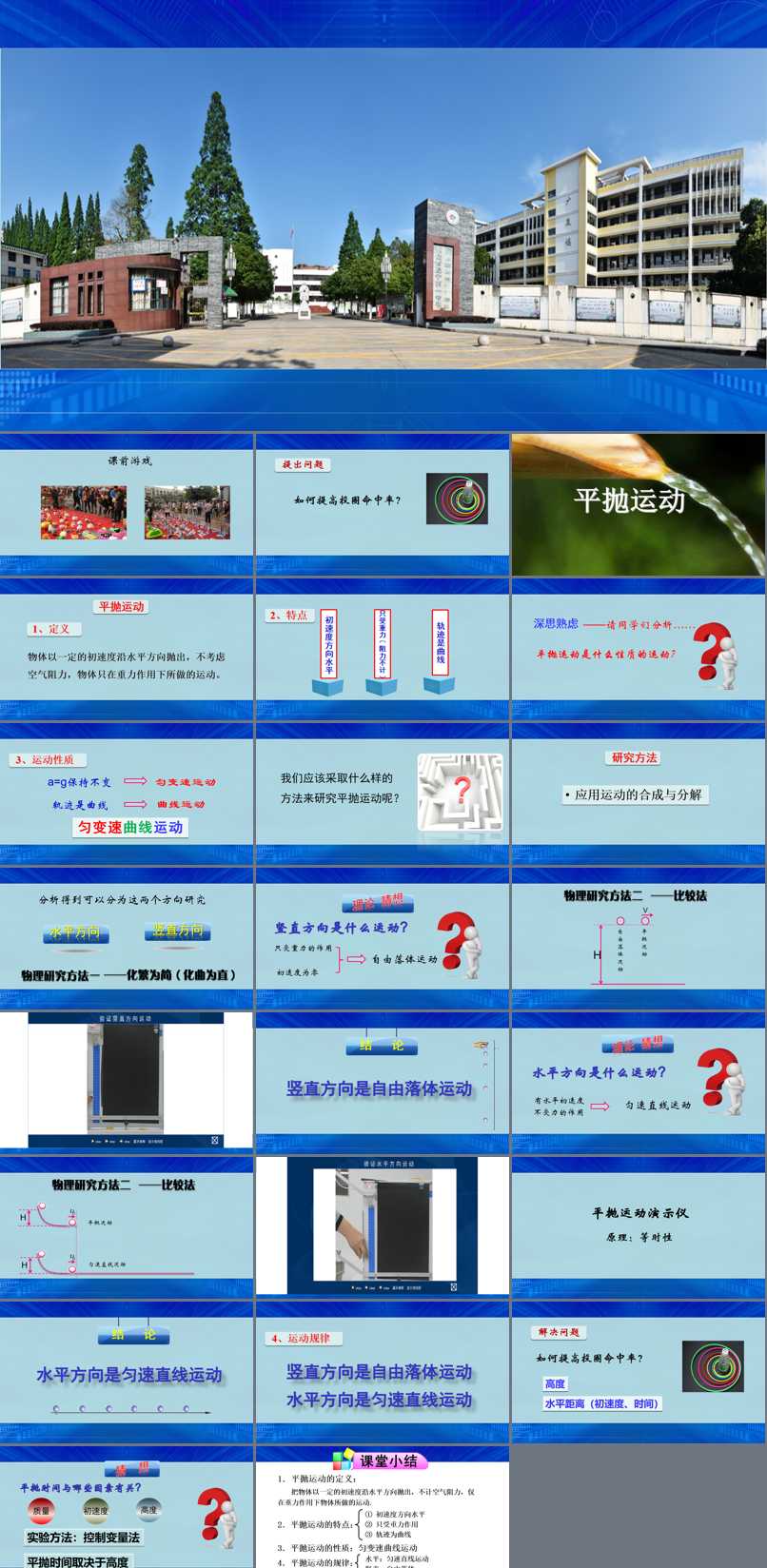 第3章 抛体运动_第3节 平抛运动_刘老师_第一课时_特等奖